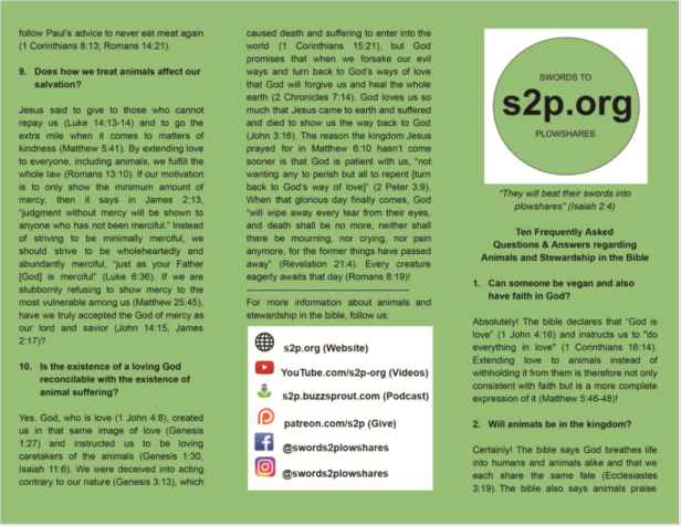 s2p pamphlet outside